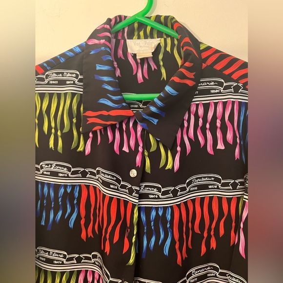 Beautiful Vtg Plus sz blouse - Picture 4 of 5